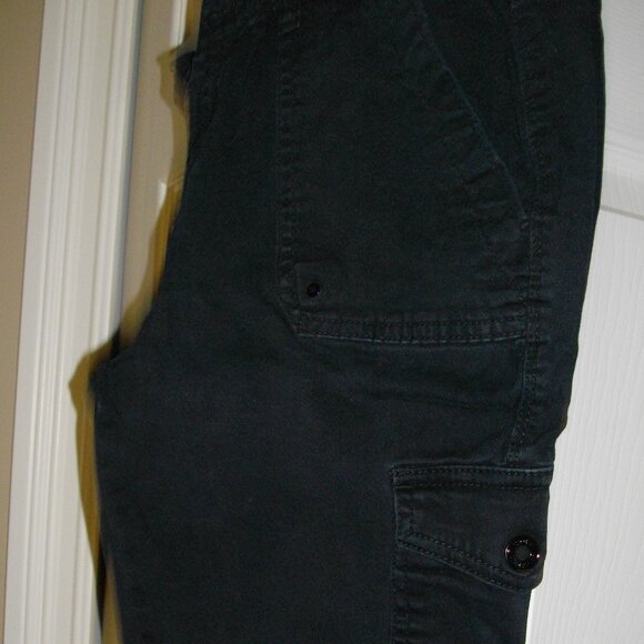 Gloria Vanderbilt Khaki Unlimited brushed twill caro pants, tapered leg, 8. - Picture 1 of 2